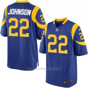 Camiseta Los Angeles Rams Johnson Azul Nike Game NFL Nino
