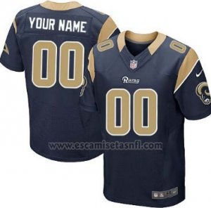 Camisetas NFL Limited Los Angeles Rams Personalizada Negro