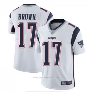 Camiseta NFL Game New England Patriots 17 Antonio Brown Blanco