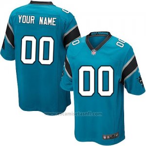 Camisetas NFL Replica Hombre Carolina Panthers Personalizada Azul