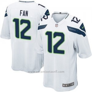 Camiseta Seattle Seahawks Fan Blanco Nike Game NFL Hombre