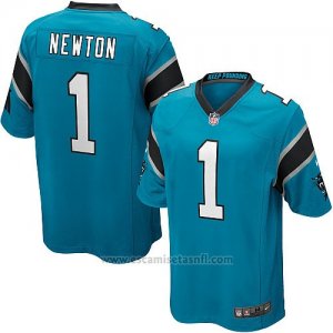 Camiseta Carolina Panthers Newton Lago Azul Nike Game NFL Hombre