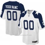 Camisetas NFL Limited Nino Dallas Cowboys Personalizada Blanco Azul
