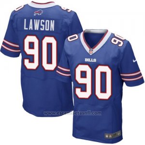 Camiseta Buffalo Bills Lawson Azul Nike Elite NFL Hombre2