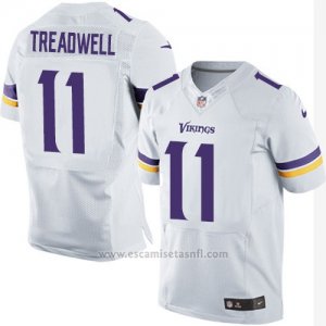 Camiseta Minnesota Vikings Treadwell Blanco Nike Elite NFL Hombre