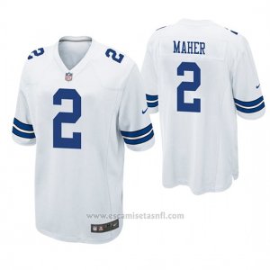 Camiseta NFL Game Hombre Dallas Cowboys Brett Maher Blanco