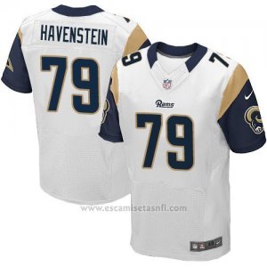 Camiseta Los Angeles Rams Havenstein Blanco Nike Elite NFL Hombre