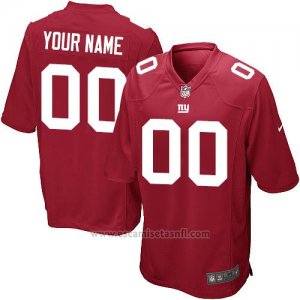 Camisetas NFL Limited Nino New York Giants Personalizada Rojo