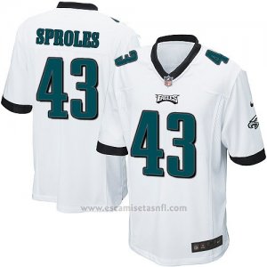 Camiseta Philadelphia Eagles Sproles Blanco Nike Game NFL Nino
