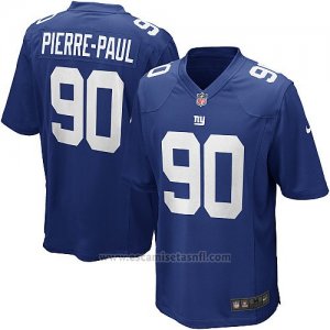 Camiseta New York Giants Pierre Paul Azul Nike Game NFL Nino