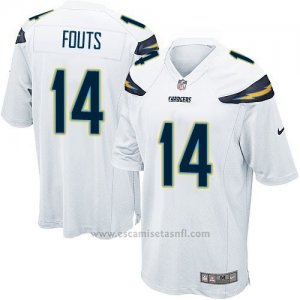 Camiseta San Diego Chargers Fouts Blanco Nike Game NFL Nino
