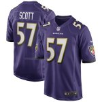 Camiseta NFL Game Baltimore Ravens Bart Scott Retired Violeta