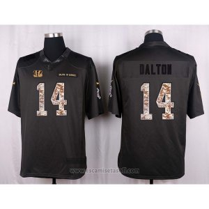 Camiseta Cincinnati Bengals Dalton Apagado Gris Nike Anthracite Salute To Service NFL Hombre