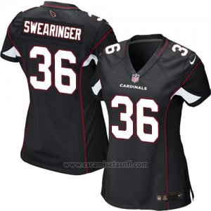 Camiseta Arizona Cardinals Swearinger Negro Nike Game NFL Mujer