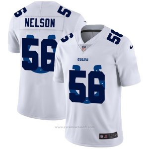 Camiseta NFL Limited Indianapolis Colts Nelson Logo Dual Overlap Blanco