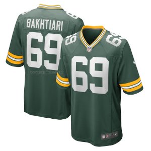 Camiseta NFL Game Green Bay Packers David Bakhtiari Verde