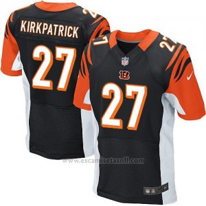 Camiseta Cincinnati Bengals Kirkpatrick Negro Nike Elite NFL Hombre