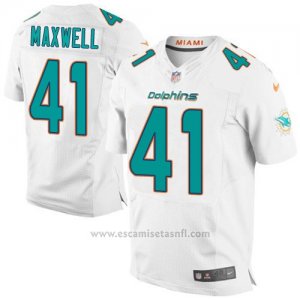 Camiseta Miami Dolphins Maxwell Blanco Nike Elite NFL Hombre