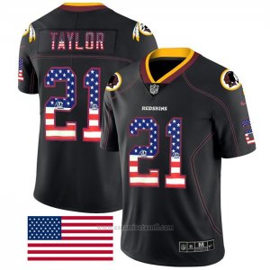 Camiseta NFL Limited Washington Redskins Taylor Rush USA Flag Negro
