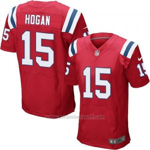 Camiseta New England Patriots Hogan Rojo Nike Elite NFL Hombre