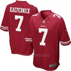 Camiseta San Francisco 49ers Kaepernick Rojo Nike Game NFL Hombre