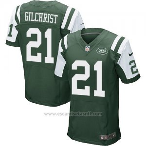 Camiseta New York Jets Gilchrist Verde Nike Elite NFL Hombre