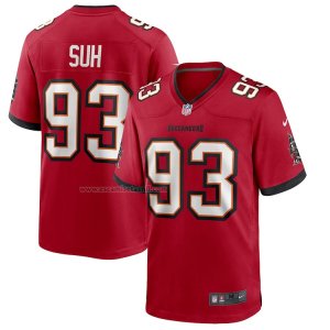 Camiseta NFL Game Tampa Bay Buccaneers Ndamukong Suh 93 Rojo