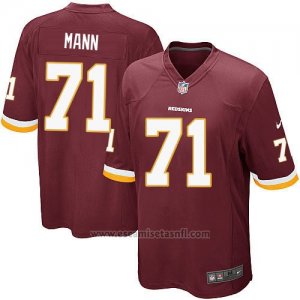 Camiseta Washington Redskins Mann Rojo Nike Game NFL Marron Hombre