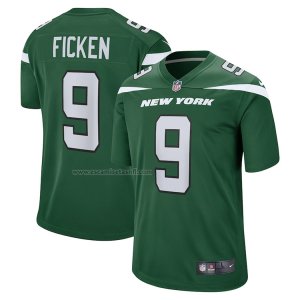Camiseta NFL Game New York Jets Sam Ficken Verde