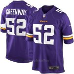 Camiseta Minnesota Vikings Greenway Violeta Nike Game NFL Hombre