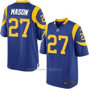 Camiseta Los Angeles Rams Mason Azul Nike Game NFL Nino