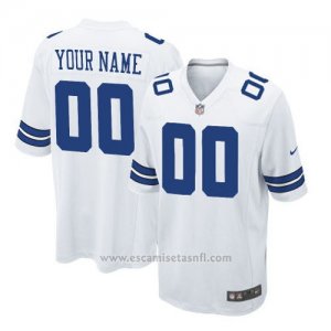 Camisetas NFL Limited Nino Dallas Cowboys Personalizada Blanco