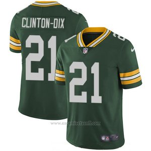 Camiseta NFL Limited Hombre Green Bay Packers 21 Ha Ha Clinton Dix Verde 2017 Vapor Untouchable