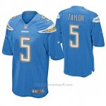 Camiseta NFL Game Hombre San Diego Chargers Tyrod Taylor Powder Azul