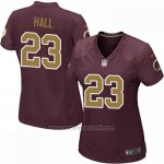 Camiseta Washington Redskins Hall Marron Nike Game NFL Mujer