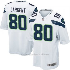 Camiseta Seattle Seahawks Largent Blanco Nike Game NFL Hombre