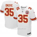 Camiseta Kansas City Chiefs Okoye Blanco Nike Elite NFL Hombre