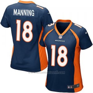 Camiseta Denver Broncos Manning Naranja Mujer Nike Game NFL