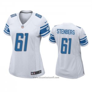 Camiseta NFL Game Mujer Detroit Lions Logan Stenberg Blanco