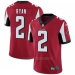Camiseta NFL Limited Hombre Atlanta Falcons 2 Matt Ryan Rojo Stitched Vapor Untouchable
