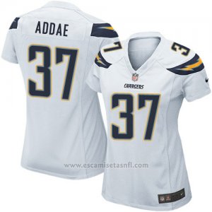 Camiseta San Diego Chargers Addae Blanco Nike Game NFL Mujer