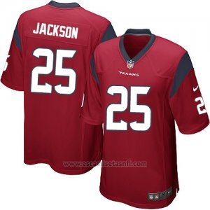 Camiseta Houston Texans Jackson Rojo Nike Game NFL Hombre