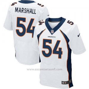 Camiseta Denver Broncos Marshall Blanco Nike Elite NFL Hombre