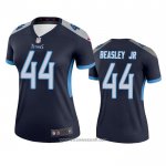 Camiseta NFL Legend Mujer Tennessee Titans Vic Beasley Jr Azul