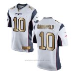 Camiseta New England Patriots Garoppolo Blanco Nike Gold Game NFL Hombre