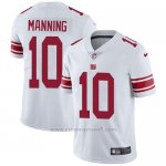 Camiseta NFL Limited Hombre New York Giants 10 Eli Manning Blanco Stitched Vapor Untouchable