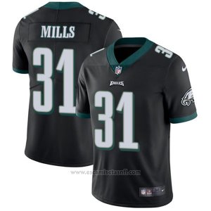 Camiseta NFL Limited Hombre Philadelphia Eagles 31 Mills Negro