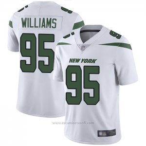 Camiseta NFL Game New York Jets 95 Quinnen Williams Blanco