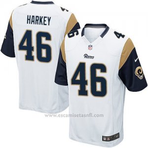 Camiseta Los Angeles Rams Harkey Blanco Nike Game NFL Nino