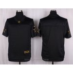 Camiseta Dallas Cowboys Negro Nike Elite Pro Line Gold NFL Hombre